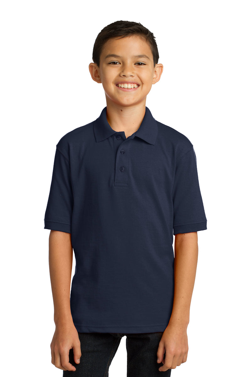 Port & Company - YOUTH Core Blend Jersey Knit Polo – Aviva Dallas