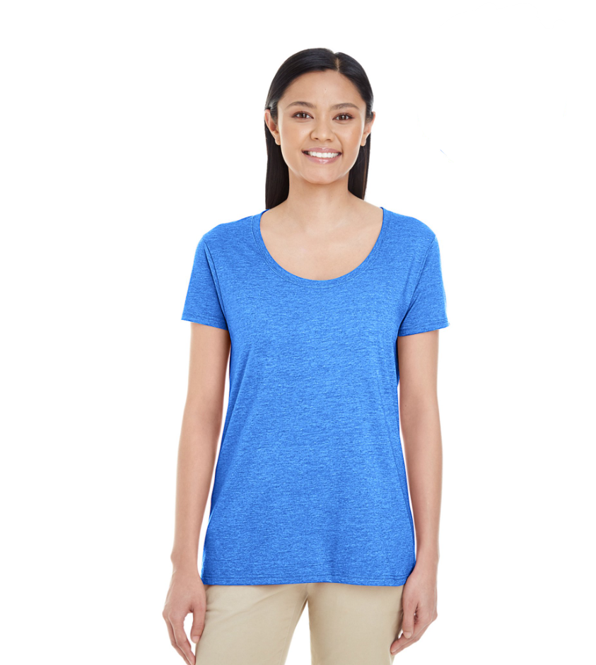 64550L Gildan Softstyle Ladies Deep Scoop T-shirt