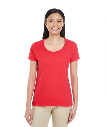 64550L Gildan Softstyle Ladies Deep Scoop T-shirt