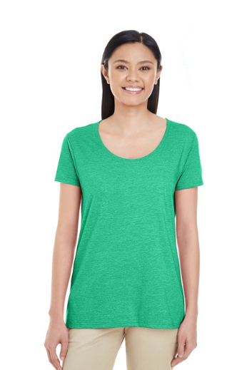 64550L Gildan Softstyle Ladies Deep Scoop T-shirt