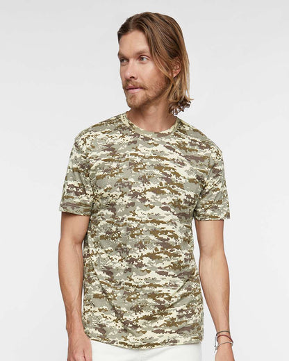 3907 ADULT CAMO TEE