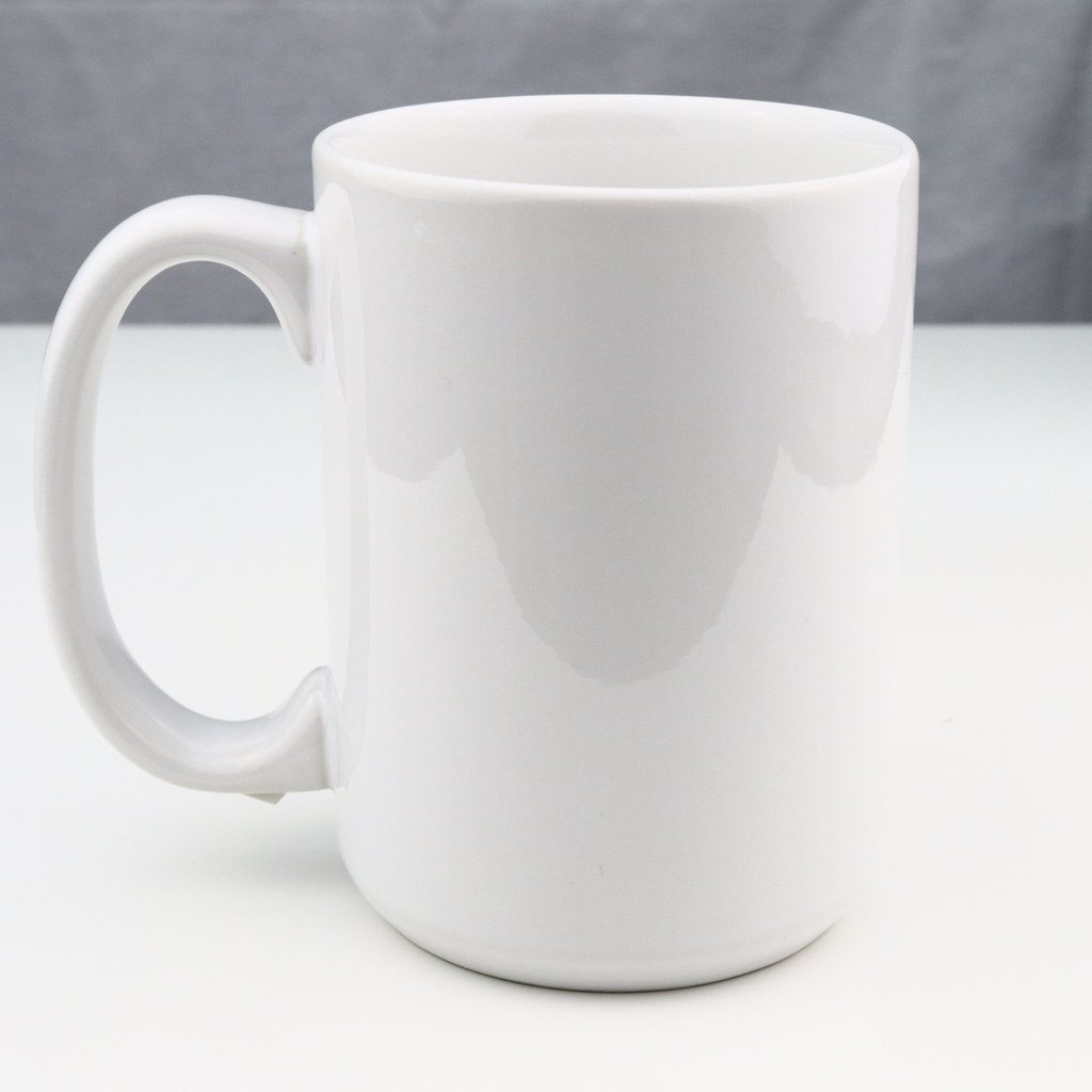 11oz White Ceramic Sublimation Coffee Mug | Colman and Company