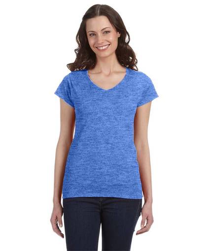 64V00L Gildan Softstyle Ladies V-Neck T-shirt – Aviva Dallas